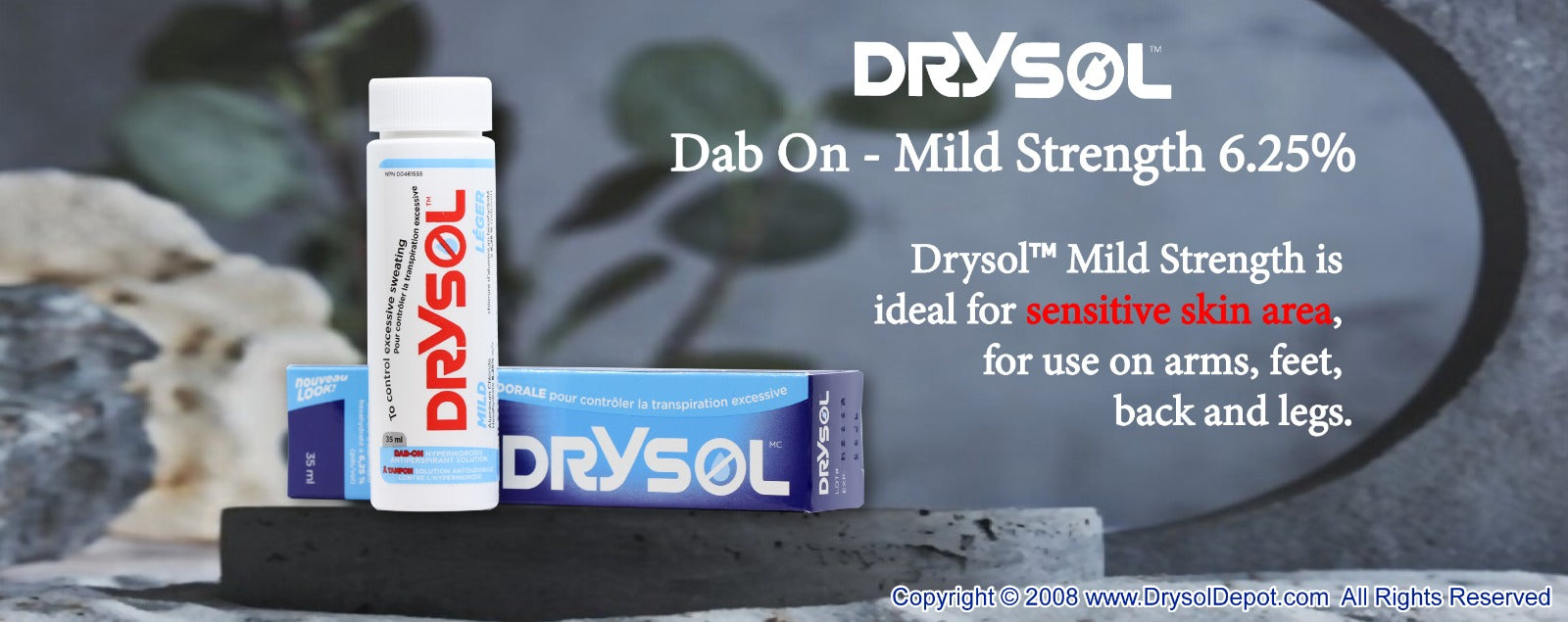 Drysol Dab On Mild Strength 6.25% - Shop at DrysolDepot.com