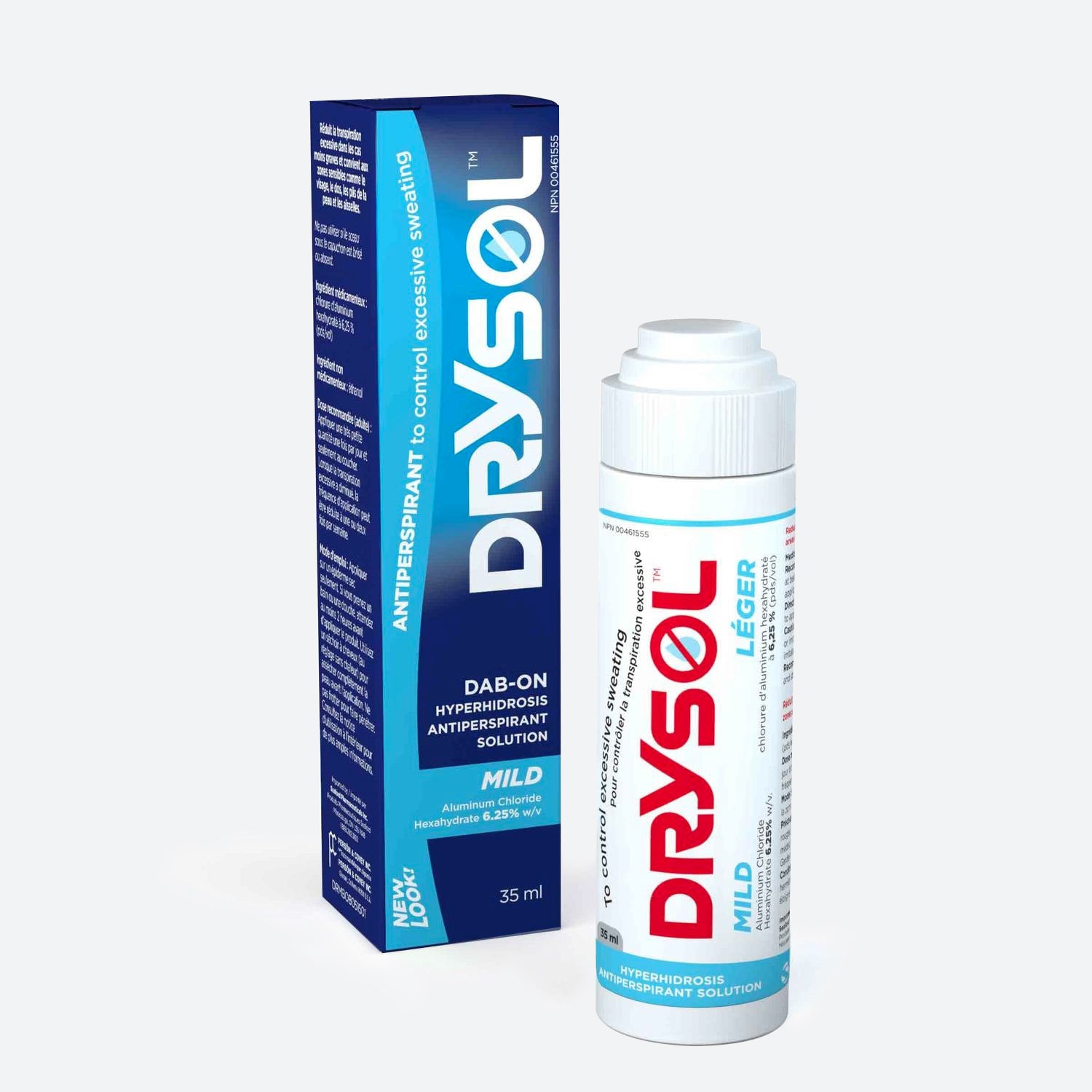 DRYSOL® MILD 6.25% ACH DAB ON, 35ML - Shop at DrysolDepot.com