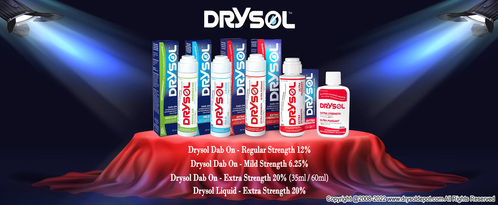 Drysol Products line - shop at DrysolDepot